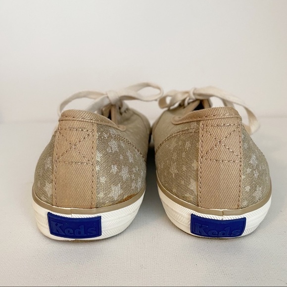 Keds Champion Star Fashion Gold Sneakers - Size 9 - Picture 7 of 14
